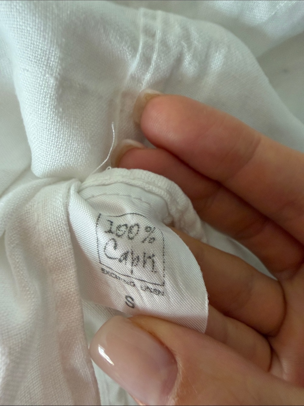 100% Capri 100% Linen Blazer Jacket Size S White Made In Italy Luxury Coastal - Picture 5 of 7